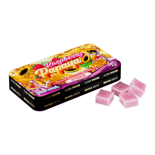 Raspberry Papaya Hash Rosin Gummies
